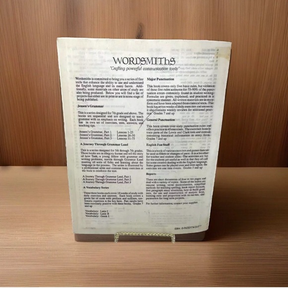 A Journey Through Grammar Land Part 2 Wordsmiths Jones Jensen CLEAN PAGES VGC - Picture 7 of 7